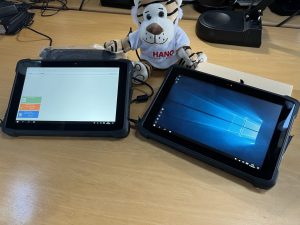 Mobiler Monteur der Hano Sicherheitstechnik GmbH