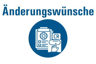 Symbolbild für Änderungswünsche-Portal (CR-Portal)