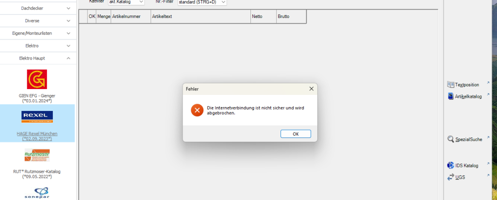 Itek Stoerung Meldung 1