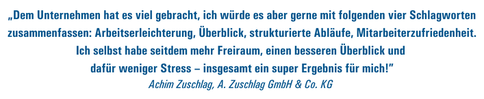 ORGA-Feedback A. Zuschlag GmbH & Co. KG ORGA-Feedback A. Zuschlag GmbH & Co. KG